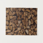Tenture Pile of firewoods (Devant (Horizontal))