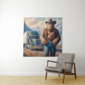 Tenture Pilote de camion Bigfoot (En situation)