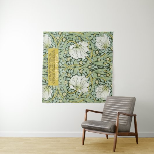 Tenture Pimpernel Design par William Morris (En situation (horizontale))