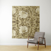 Tenture Pimpernel Gold, William Morris (En situation)