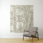 Tenture Pimpernel Ivory, William Morris (En situation)