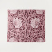Tenture Pimpernel Maroon, William Morris (Devant (Horizontal))
