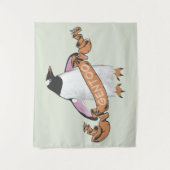 Tenture Pingouin Gentoo (Devant)