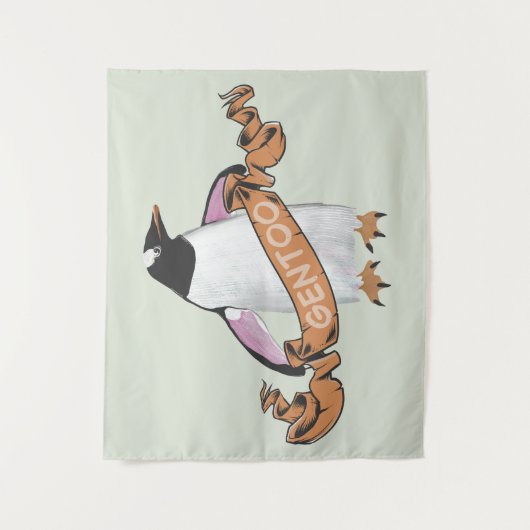 Tenture Pingouin Gentoo (Devant)