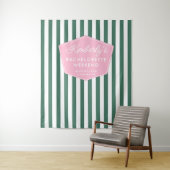 Tenture Pink And Green 1950 Photos de vacances (En situation)