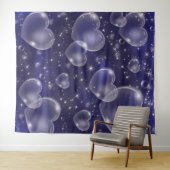 Tenture Pink Bubble Hearts mignon fille 90's Photo fond (En situation (horizontale))