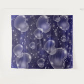 Tenture Pink Bubble Hearts mignon fille 90's Photo fond (Devant (Horizontal))