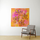 Tenture Pink Floral Pop (En situation)