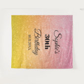 Tenture Pink Gold Parties scintillant Party Photo Booth Ar (Devant (Horizontal))