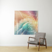 Tenture Pink Green Ocean Beach Hot Party Welcome Backback (En situation (horizontale))