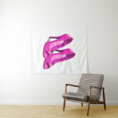 Tenture Pink High Heels 64-Bit Pixel Art Style (En situation (horizontale))