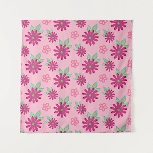 Tenture Pink marguerite florale sans couture patternart, b (Devant)