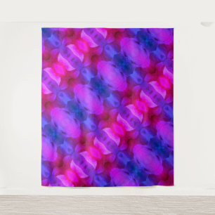 Tenture Pink Petunia Ikat Miami