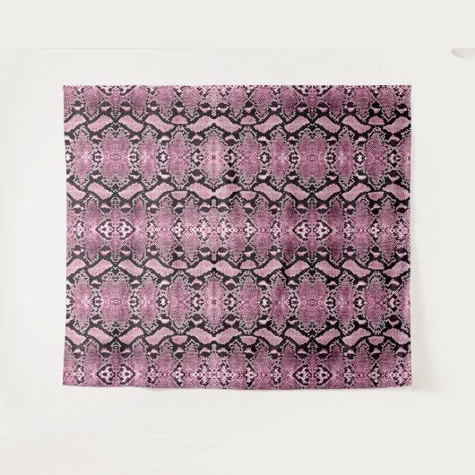 Tenture Pink Python Snakeskin (Devant (Horizontal))