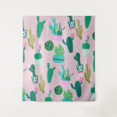 Tenture Pink Rustique Sud-Ouest Cactus Plantes (Devant)