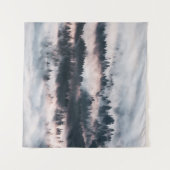 TENTURE PINS COUVERTS DE NEIGE (Devant (Horizontal))