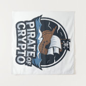 Tenture Pirate de Crypto (Devant (Horizontal))