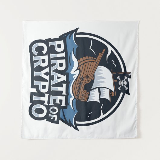 Tenture Pirate of Crypto (Devant (Horizontal))