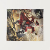 Tenture Pirate Père Noël (Devant (Horizontal))