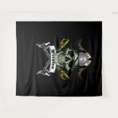 Tenture Pirate Skull Bones Arrière-plan (Devant (Horizontal))
