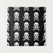 Tenture Pirate Skuls Crossbones Motif sans couture (Devant)
