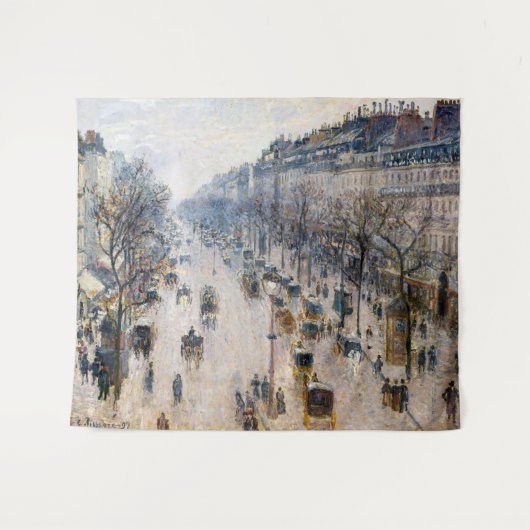 Tenture Pissarro - Boulevard Montmartre, Matin d'hiver (Devant (Horizontal))