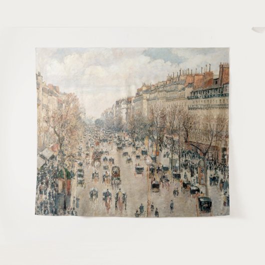 Tenture Pissarro - Boulevard Montmartre, Soleil après-midi (Devant (Horizontal))