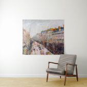 Tenture Pissarro - Montmartre, Mardi Gras sur le boulevard (En situation (horizontale))