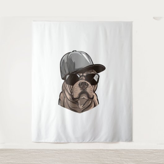 Tenture Pitbull Gangster (Devant)