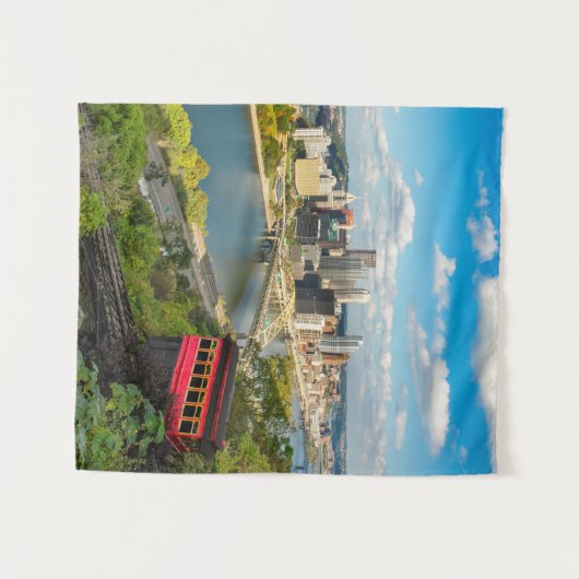 Tenture Pittsburgh Pennsylvania Duquesne Incline View (Devant (Horizontal))
