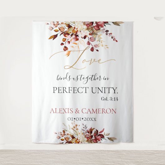 Tenture PixDezines Feuillage d'automne Eucalyptus Col. 3:1 (Devant)