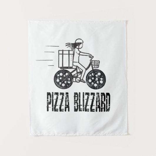 Tenture Pizza Blizzard Moke Courier (Devant)