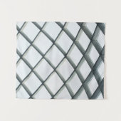 Tenture Plafond en métal blanc et dôme en verre (Devant (Horizontal))