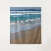 Tenture Plage Blue Ocean Waves (Devant)