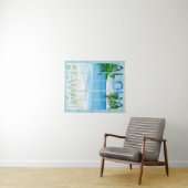 Tenture Plage d'Aloha Hawaii (En situation (horizontale))