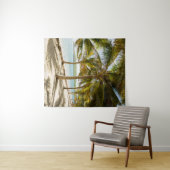 Tenture Plage de palmiers tropicale (En situation (horizontale))