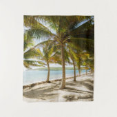 Tenture Plage de palmiers tropicale (Devant)