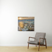 Tenture Plage de sable noir | Jokulsarlon Sud Islande (En situation (horizontale))