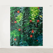 Tenture Plage tropicale Island Floral Mural | Mur (Devant)