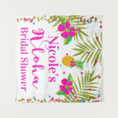 Tenture Plage tropicale Luau Aloha Party Contexte (Devant (Horizontal))