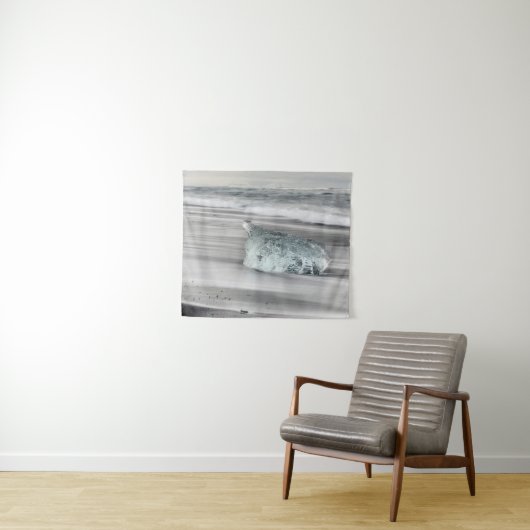 Tenture Plage volcanique noire | Parc national de Vatnajok (En situation (horizontale))