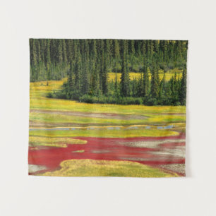 Tenture Plaine de sel et forêt   Parc national Wood Buffal