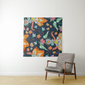 Tenture Plaisir floral : Aquarelle texture de fleurs (En situation (horizontale))