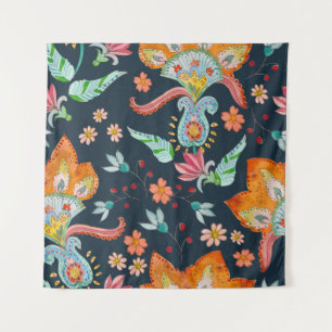 Tenture Plaisir floral : Aquarelle texture de fleurs