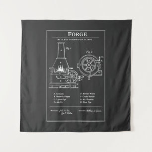 Tenture Plan de pignon de forge