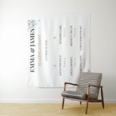 Tenture Plan de table de mariage de luxe | Enseigne de tis (En situation)
