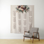 Tenture Plan de table floral Boho (En situation)