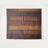 Tenture planches en bois (Devant (Horizontal))