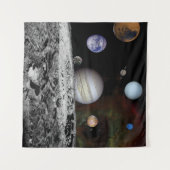 Tenture Planète du système solaire (Devant (Horizontal))