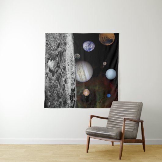 Tenture Planète du système solaire (En situation (horizontale))